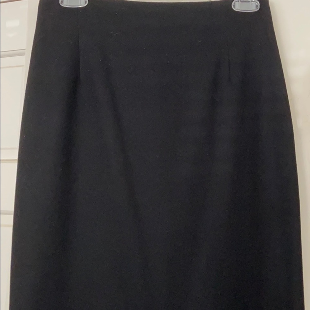 Ralph Lauren Purple label black wool pencil skirt
